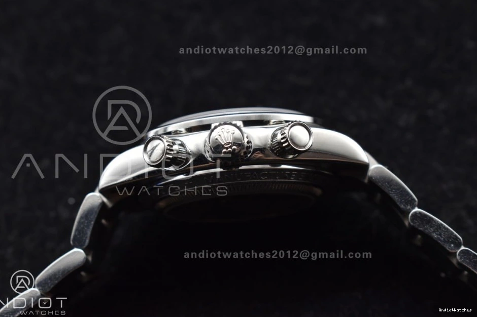 SS ADGF White Daytona SS Black on Bracelet 825 A Edition Comfortable Best Dial 0109